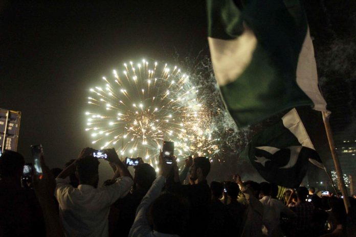 Independence day fireworks