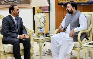 Commandant FC, Chairman NACTA calls on Interim Interior Minister