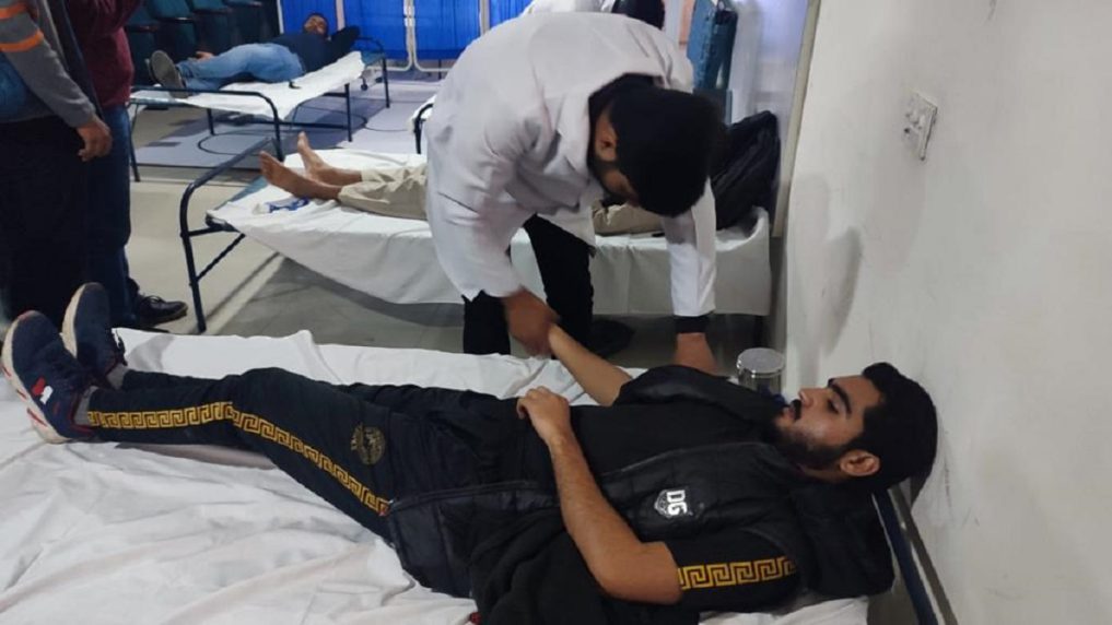 Blood donation camp