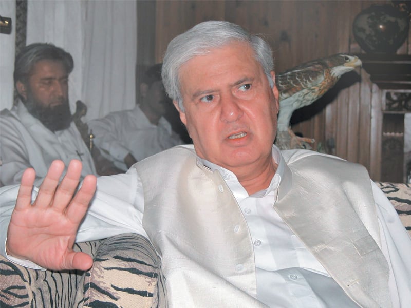 QWP Chairman Aftab Ahmed Sherpao