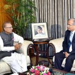 Secretary Foreign Affairs, Dr. Asad Majeed Khan paid a farewell call on President Dr. Arif Alvi at Aiwan-e-Sadr