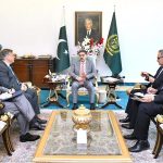 U.S. Ambassador to Pakistan Mr. Donald Blome calls on the caretaker Prime Minister Anwaar-ul-Haq Kakar