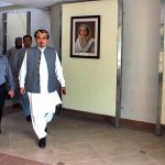 Jamal Shah, Interim Federal Minister for National Heritage and Culture visiting Aiwan-e-Quaid Building at Fatima Jinnah Park