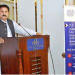 Federal Minister for Overseas Pakistanis and Human Resource Development, Sajid Hussain Turi, addressing a seminar on "Rights of Domestic Workers and the Ratification of ILO Convention C-189" organized by Pakistan Workers Federation