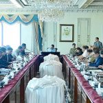 Caretaker Prime Minister Anwaar-ul-Haq Kakar chairs a meeting on Pakistan's Economy
