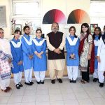 Caretaker Federal Minister Madad Ali Sindhi paid a surprise visit to Islamabad College for Girls ICG F-6/2