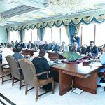Caretaker Prime Minister Anwaar-ul-Haq Kakar chairs a meeting on Pakistan's Economy