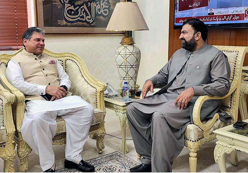 Director General, FIA Mohsin Hassan Butt called on Caretaker Federal Minister for Interior Sarfraz Ahmed Bugti