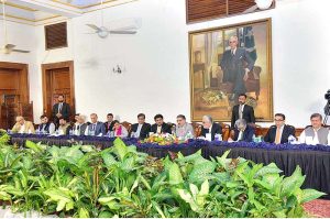 Caretaker Prime Minister Anwaar-ul-Haq Kakar interacted with business community