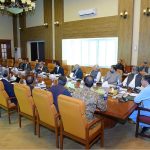 Caretaker Prime Minister Anwaar-ul-Haq Kakar chairs a meeting to review security situation in the country, especially Balochistan