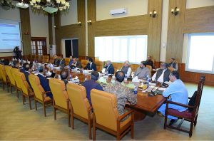 Caretaker Prime Minister Anwaar-ul-Haq Kakar chairs a meeting to review security situation in the country, especially Balochistan