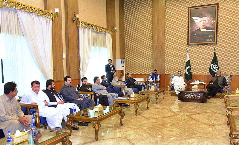 A delegation from Balochistan led by Sahibzada Muhammad Khan called on caretaker Prime Minister Anwaar-ul-Haq Kakar
