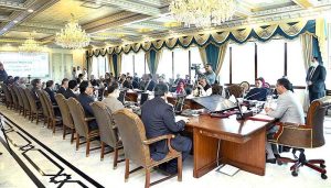 Caretaker Prime Minister Anwaar-ul-Haq Kakar chairs meeting of the Federal Cabinet