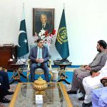 A delegation from Balochistan comprising Senator Sarfraz Bugti and Mir Khalid Lango called on Caretaker Prime Minister Anwaar-ul-Haq Kakar