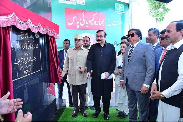 Prime Minister Muhammad Shehbaz Sharif inaugurates Barakahu Bypass