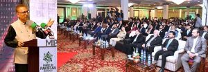 President Dr. Arif Alvi addressing the inaugural ceremony of made in Pakistan conference