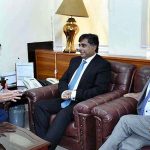 Uzbekistan's Ambassador, H.E. Aybek Arif Usmanov meets Dr. Gohar Ejaz, the Caretaker Federal Minister for Commerce & Industries to discuss mutual trade interest