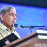 Prime Minister Muhammad Shehbaz Sharif addresses the launching ceremony of Prime Minister's Digital Youth Hub