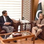 Dr. Kabir Ahmed Sidhu, Chairman Competition Commission of Pakistan (CCP) calling on Senator Mohammad Ishaq Dar, Leader of the House in the Senate at Parliament House.