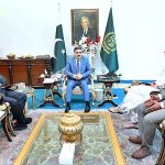 Ms. Ayesha Tanzeem, Head of South & Central Asia Division, Voice of America called on Caretaker Prime Minister Anwaar-ul-Haq Kakar. Caretaker Minister for Information and Broadcasting Murtaza Solangi also present in the meeting
