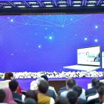 Prime Minister Muhammad Shehbaz Sharif addresses the launching ceremony of Prime Minister's Digital Youth Hub