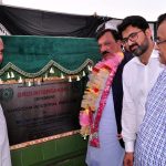 State Minister for Industries and Production, Tasneem Ahmed Qureshi inaugurating Sargodha Industrial Park