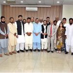PIO/MD APP, Muhammad Asim Khichi in a group photo with the participants of the Training Workshop for the journalists of Balochistan organized by PFUJ Workers at PID