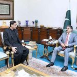 Mayor Karachi Murtaza Wahab called on caretaker Prime Minister Anwaar-ul-Haq Kakar