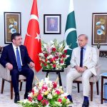 Vice President of Türkiye, Cevdet Yilmaz meets with Prime Minister Muhammad Shehbaz Sharif