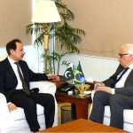 Brazilian Ambassador calls on Caretaker Federal Health Minister Dr. Nadeem Jan-Discusses Mutual cooperation