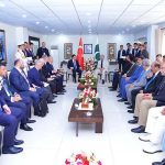 Vice President of Türkiye, Cevdet Yilmaz meets with Prime Minister Muhammad Shehbaz Sharif