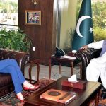 British High Commissioner to Pakistan, Ms. Jane Marriot calling on Chairman Senate, Muhammad Sadiq Sanjrani at Parliament House