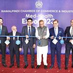 President Dr. Arif Alvi inaugurating the MED-Health Expo and Summit