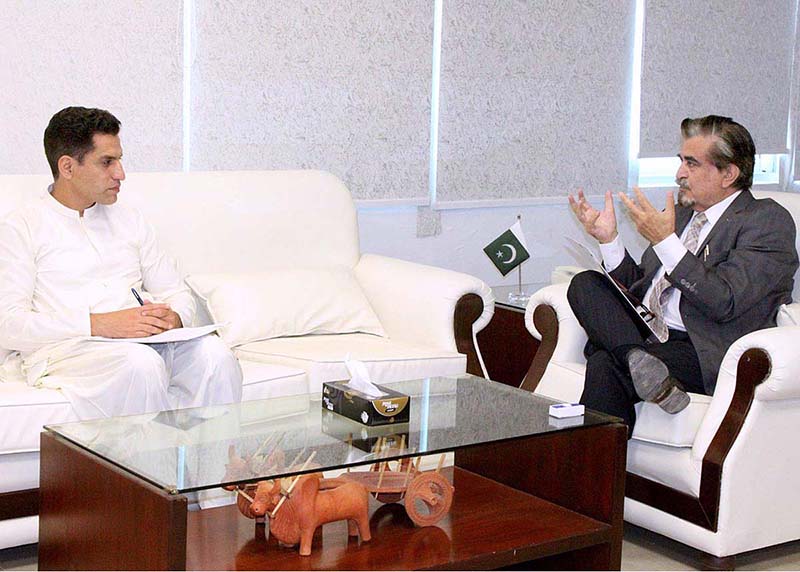 Federal Minister Jamal Shah and Chairman CDA Capt R Anwar ul Haq discussed the proposed plan to reenergize and revamp cultural infrastructure built by CDA