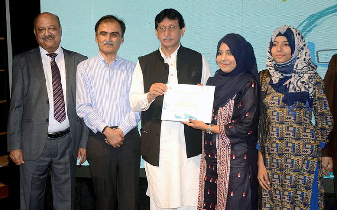 Federal Minister for IT &Telecom Syed Amin-ul-Haq presents Certificate of Graduation during Graduation Ceremony of 8th & 9th COHORTS at National Incubation Center NED University Federal Minister for IT &Telecom Syed Amin-ul-Haq presents Certificate of Graduation during Graduation Ceremony of 8th & 9th COHORTS at National Incubation Center NED University
