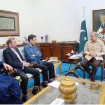 A delegation of MQM calls on Prime Minister Muhammad Shehbaz Sharif