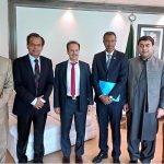 UNICEF Country head Abdullah Fadil calls on Federal caretaker Minister Dr. Nadeem Jan