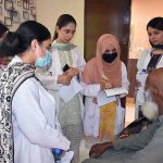 Doctors are examining destitute patients at Sharifan Bibi Free Medical Camp (Shed Trust) at Maskan House