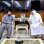 Caretaker Federal Minister for Interior Sarfraz Ahmad Bugti in a meeting with the Saudi Ambassador H.E Nawaf Bin Said Al Malk