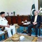 Chief of Naval Staff Amjad Khan Niazi calls on Prime Minister Muhammad Shehbaz Sharif