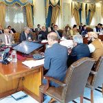 Prime Minister Muhammad Shehbaz Sharif chairs a meeting of the Federal Cabinet
