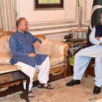 Former Minister of State for Petroleum Dr. Musadiq Masood Malik calls on Prime Minister Muhammad Shehbaz Sharif