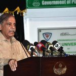 Prime Minister Muhammad Shehbaz Sharif addressing during the groundbreaking ceremony of PKLI University and Launching of the National Hepatitis C Elimination Campaign.