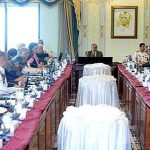 Prime Minister Muhammad Shehbaz Sharif chairs a meeting of the Federal Cabinet