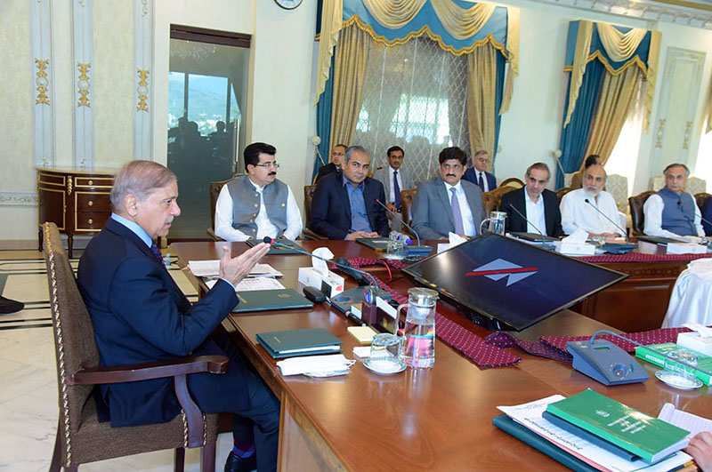 Prime Minister Muhammad Shehbaz Sharif chairs the 50th meeting of the Council of Common Interests