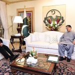 Senator Muzaffar Hussain Shah calls on Caretaker Prime Minister Anwaar-ul-Haq Kakar