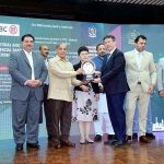 Prime Minister Muhammad Shehbaz Sharif presenting awards to heads/representatives of Chinese companies operating in Pakistan under the CPEC