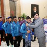 Nepal cricket team arrived for the upcoming First match of Asia Cup 2023 between Pakistan and Nepal teams at Multan Cricket Stadium