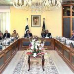 Caretaker Prime Minister Anwaar-ul-Haq Kakar being briefed during his visit to the Ministry of Foreign Affairs