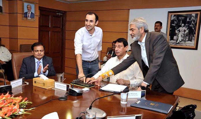 Federal Minister for IT and Telecommunication Syed Amin Ul Haque inaugurating NTC SIEM Solution at NTC (National Telecommunication Corporation) Headquarters